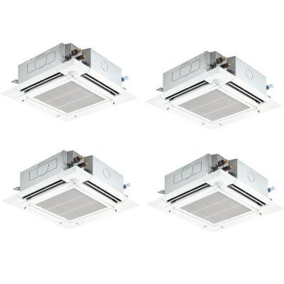 画像1: 徳島・香川・高知・愛媛・業務用エアコン　三菱　てんかせ4方向（ファインパワーカセット）ワイヤード　スリムER　同時フォー　PLZD-ERP224EEF　224形（8馬力）　三相200V