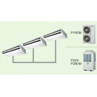 徳島・香川・高知・愛媛・業務用エアコン　東芝　天井吊形　同時トリプル　ワイヤードリモコン　一発節電　ACEC16076A2　P160（6馬力）　スマートエコR　三相200V　