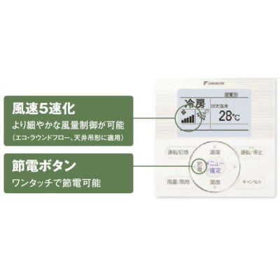画像3: 徳島・香川・高知・愛媛・業務用エアコン　ダイキン　天吊（センシング）タイプ　ワイヤレス　ペアタイプ　SSRH63ANV　63形（2.5馬力）　FIVESTARシリーズ　単相200V　
